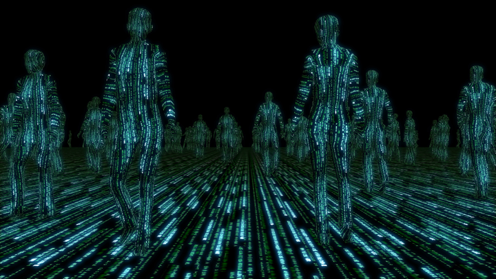 Screenshot #1 pour Binary Rain Man Wallpaper - Matrix Edition