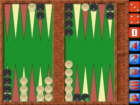 Backgammon V+, board king iPad app afbeelding 1