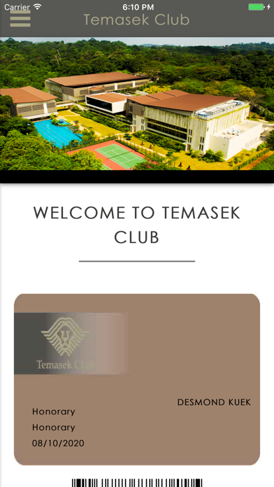 Screenshot #2 pour Temasek Club Member Portal