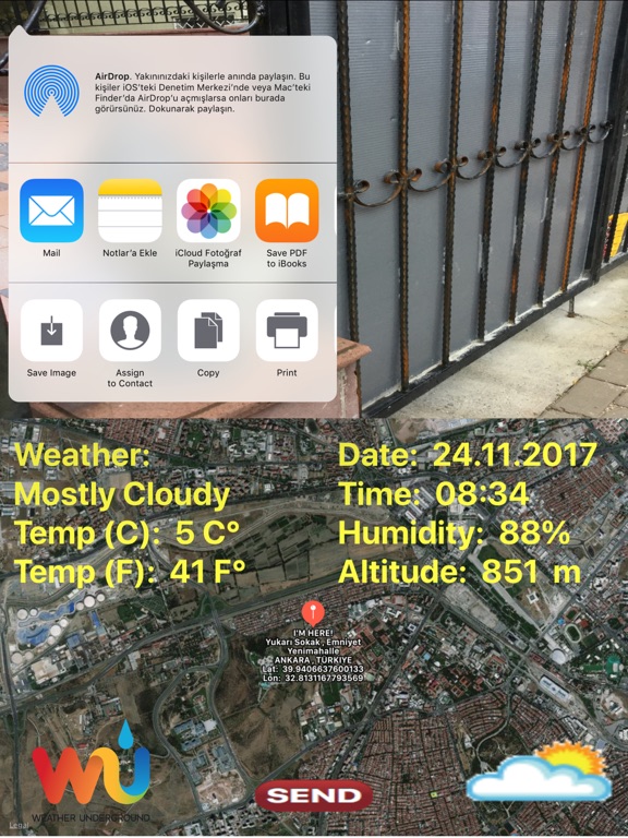 SelfieMapAir iPad screenshot