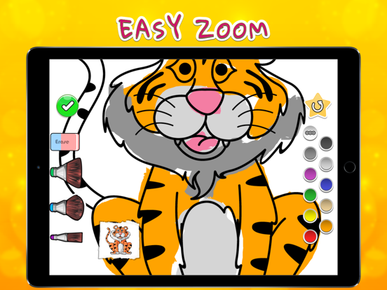 Coloring Your ZOO iPad screenshot 5 - Entertainment app