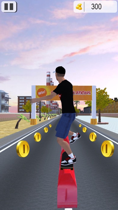 Skateboard Street Run 3D screenshot 3