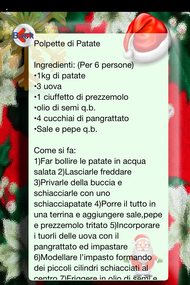 I Menù di Babbo Natale screenshot 4