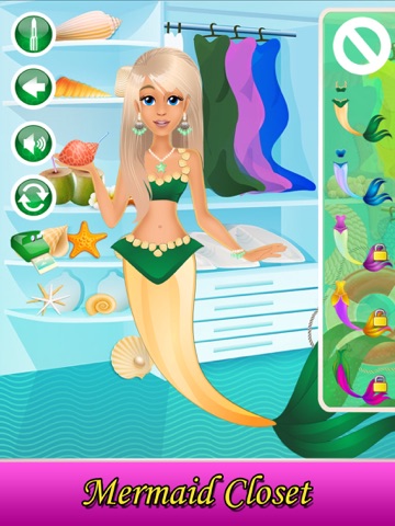 Mermaid Makeover & Salon Spa iPad screenshot