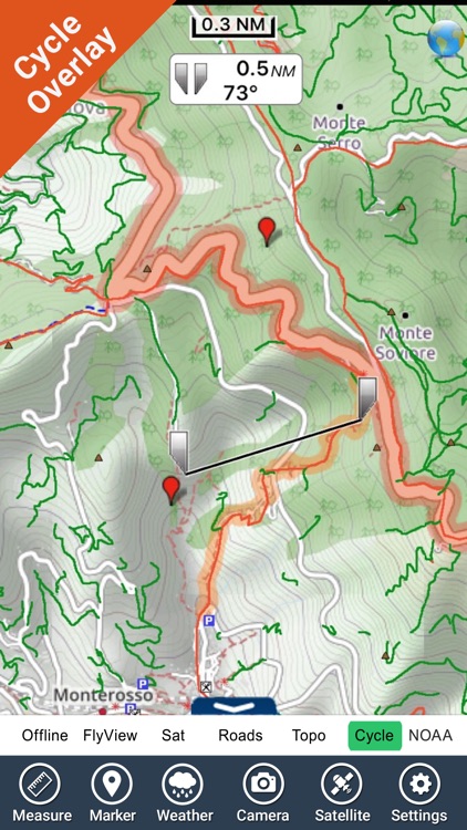 Cinque Terre National Park - GPS Map Navigator