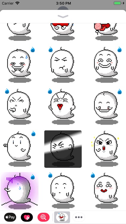 Little Ghost Animated Stickers