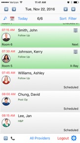 Exscribe Mobile EHR screenshot