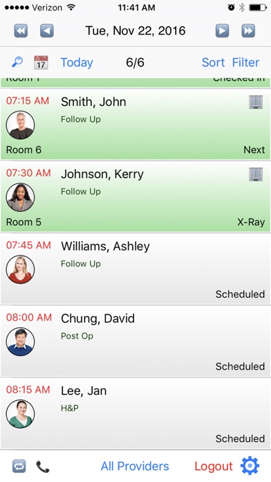 Exscribe Mobile EHR Screenshot