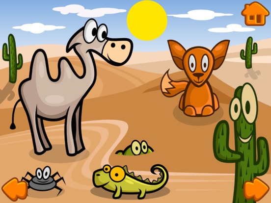 Toddler animal pointing book iPad screenshot