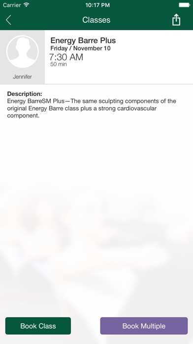 Energy Barre, LLC screenshot 4