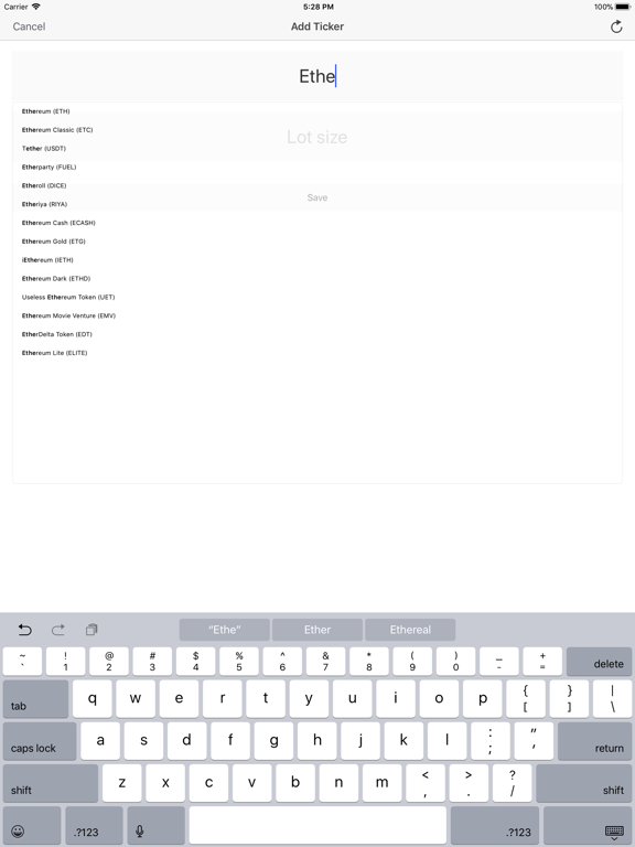Screenshot #5 pour Cryptolio - track your cryptos