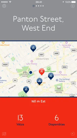Capture d'écran de London Bikes — Une App Santander Cycles One-Tap sur iPhone 3
