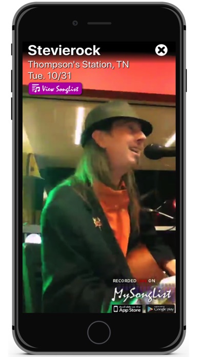 MySongList iPhone screenshot 2 - Entertainment app