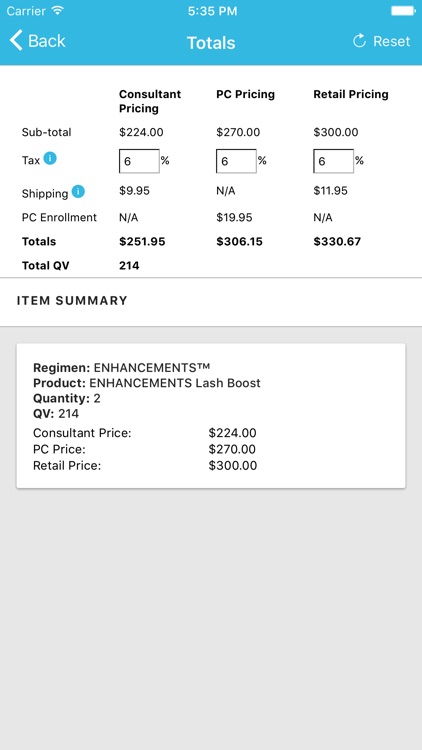 My PriceQuote