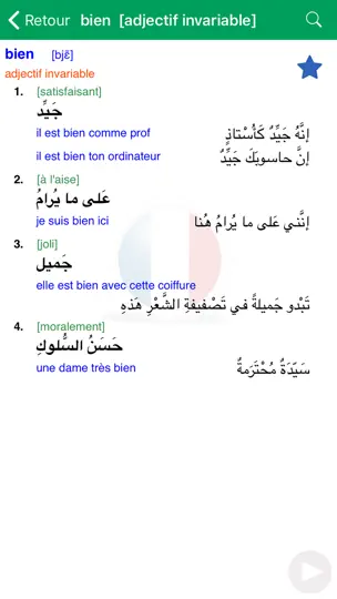 Capture d'écran de Dictionnaire D'arabe Larousse sur iPhone 4