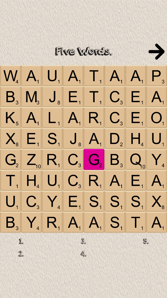 Five Word Search - 1.0 - (iOS)