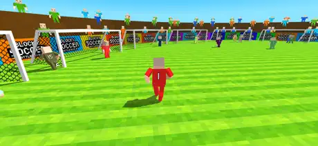 Blocky Soccer Battle Royale