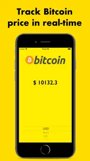 bitcoin price track iphone screenshot 1
