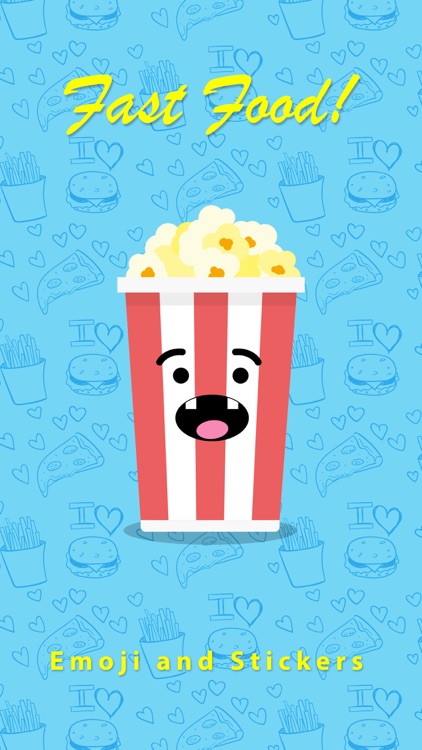 Fast food emoji and stickers