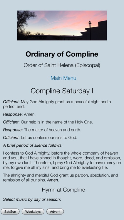 OSH Compline