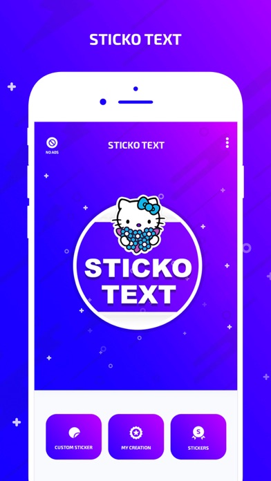 Screenshot #1 pour Sticko Text