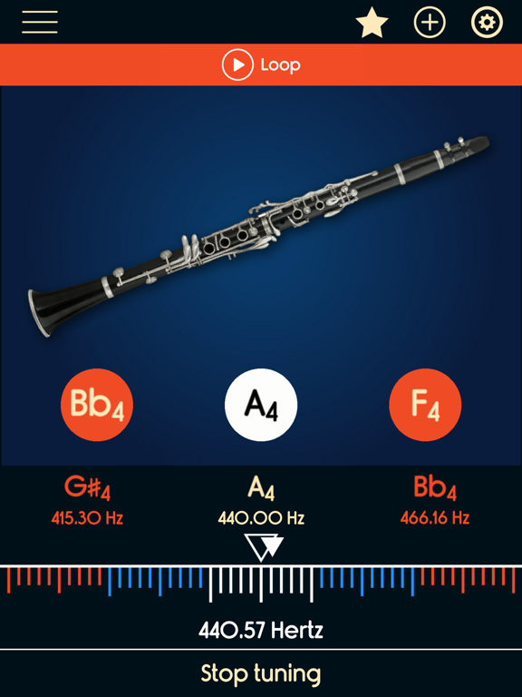 Screenshot #6 pour Clarinet Tuner