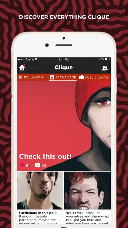 Clique Amino for Twenty One Pilots