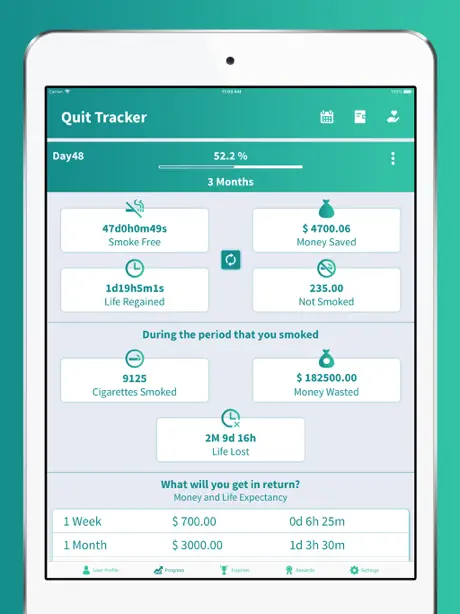 Stop Smoking Tracker