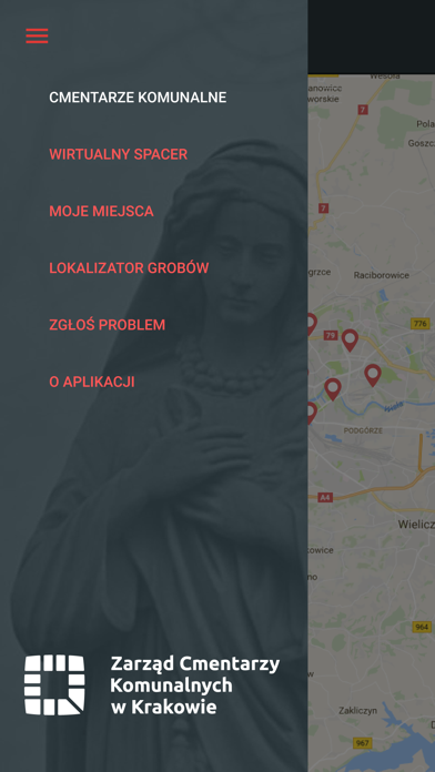 Cmentarze Kraków Screenshot 1 - AppWisp.com Cmentarze Kraków Screenshot 1 - AppWisp.com