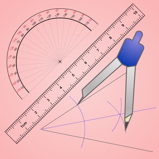 Ruler and Compass Geometry app icon