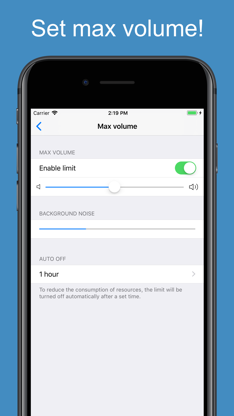Volume Limit Control screenshot 2