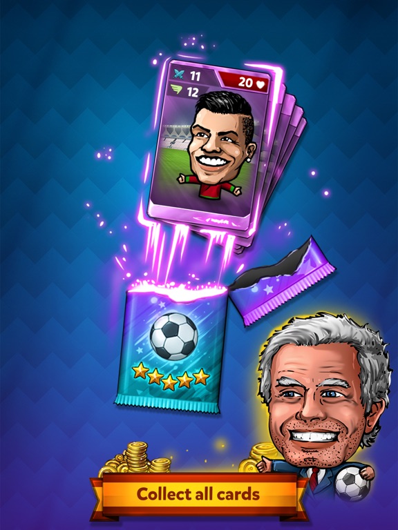 Puppet Football Cards Manager iPad screenshot
