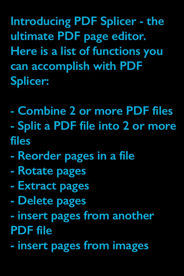 PDF Splicer 2 screenshot 3