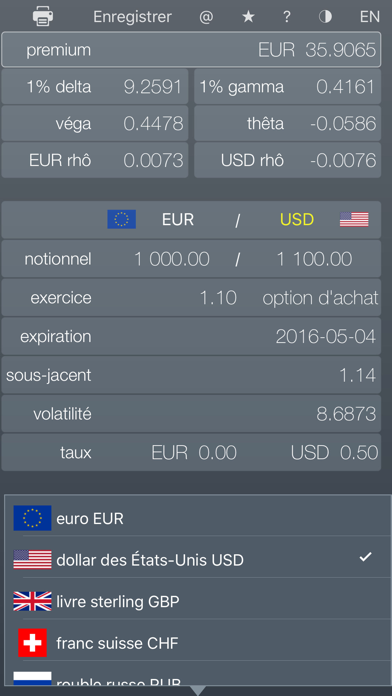 Screenshot #1 pour FX Option Lt