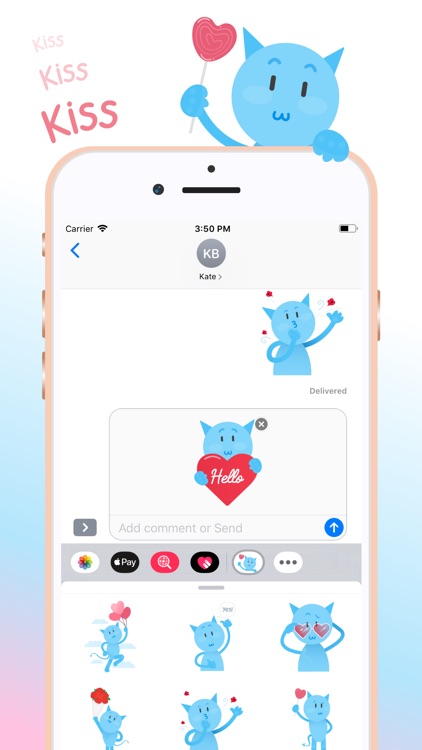 Love Sparkly Stickers