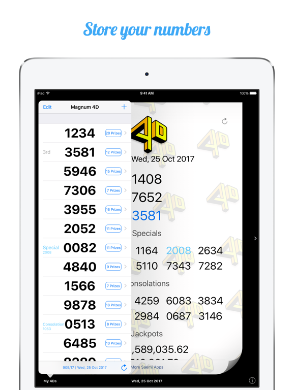 Number 8 Malaysia iPad screenshot 4 - Lifestyle app