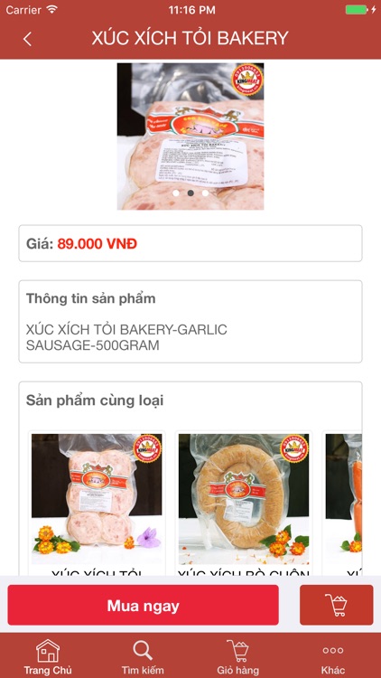 Xuc Xich Duc - San Pham Thit Cao Cap Nhap Khau