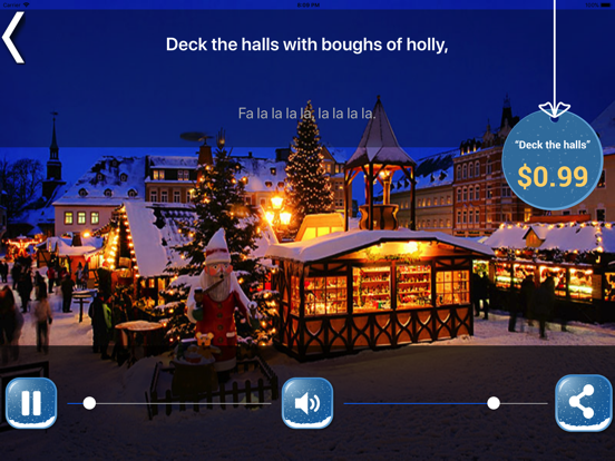 Christmas Songs and music iPad screenshot 5 - Music app