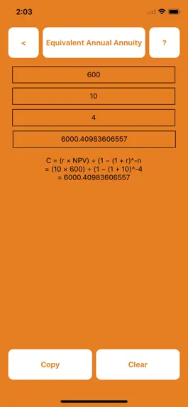 Game screenshot Corporate Finance Calculator hack