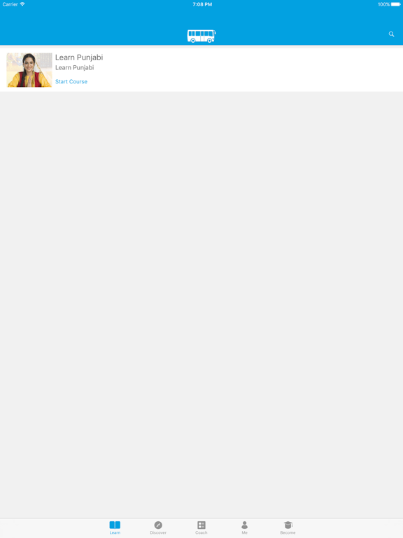 Learn Punjabi via Videos iPad screenshot 1 - Education app