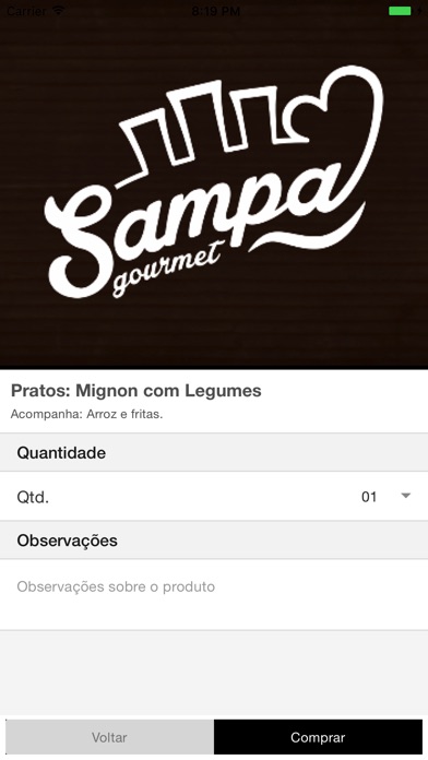 Sampa Gourmet Delivery screenshot 2