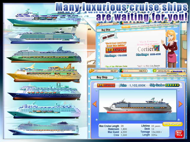 ‎Cruise Tycoon HD Screenshot