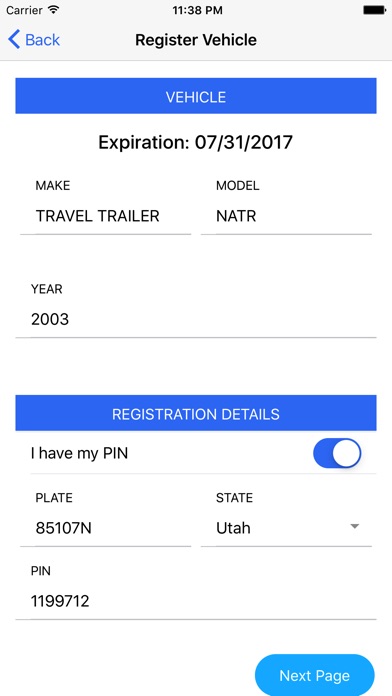 Car Registrar screenshot 2
