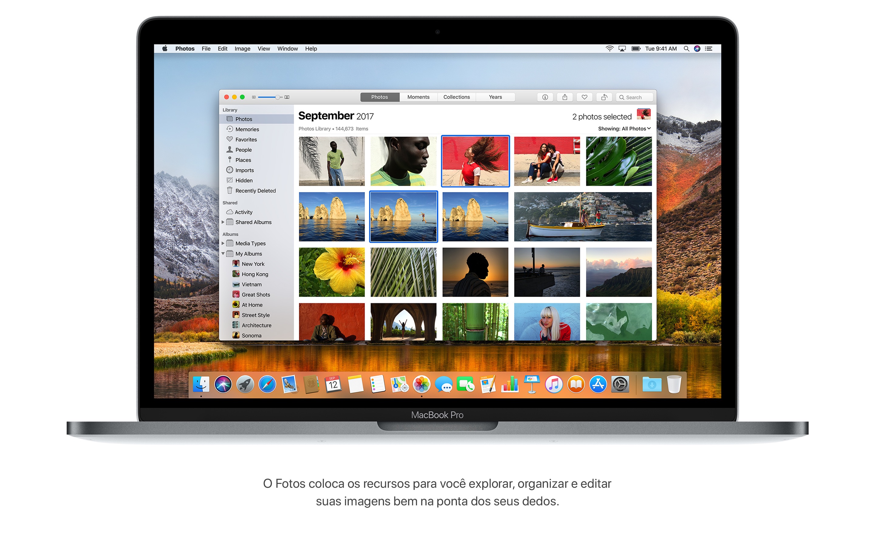 Screenshot do app macOS High Sierra