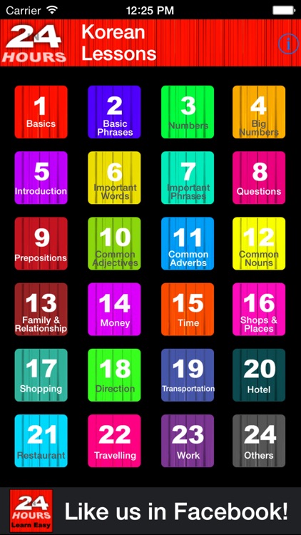 In 24 Hours Learn Korean