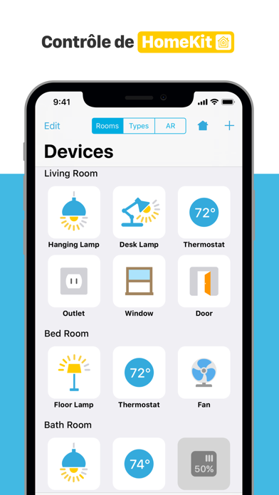 Screenshot #1 pour Devices – Contrôle de HomeKit