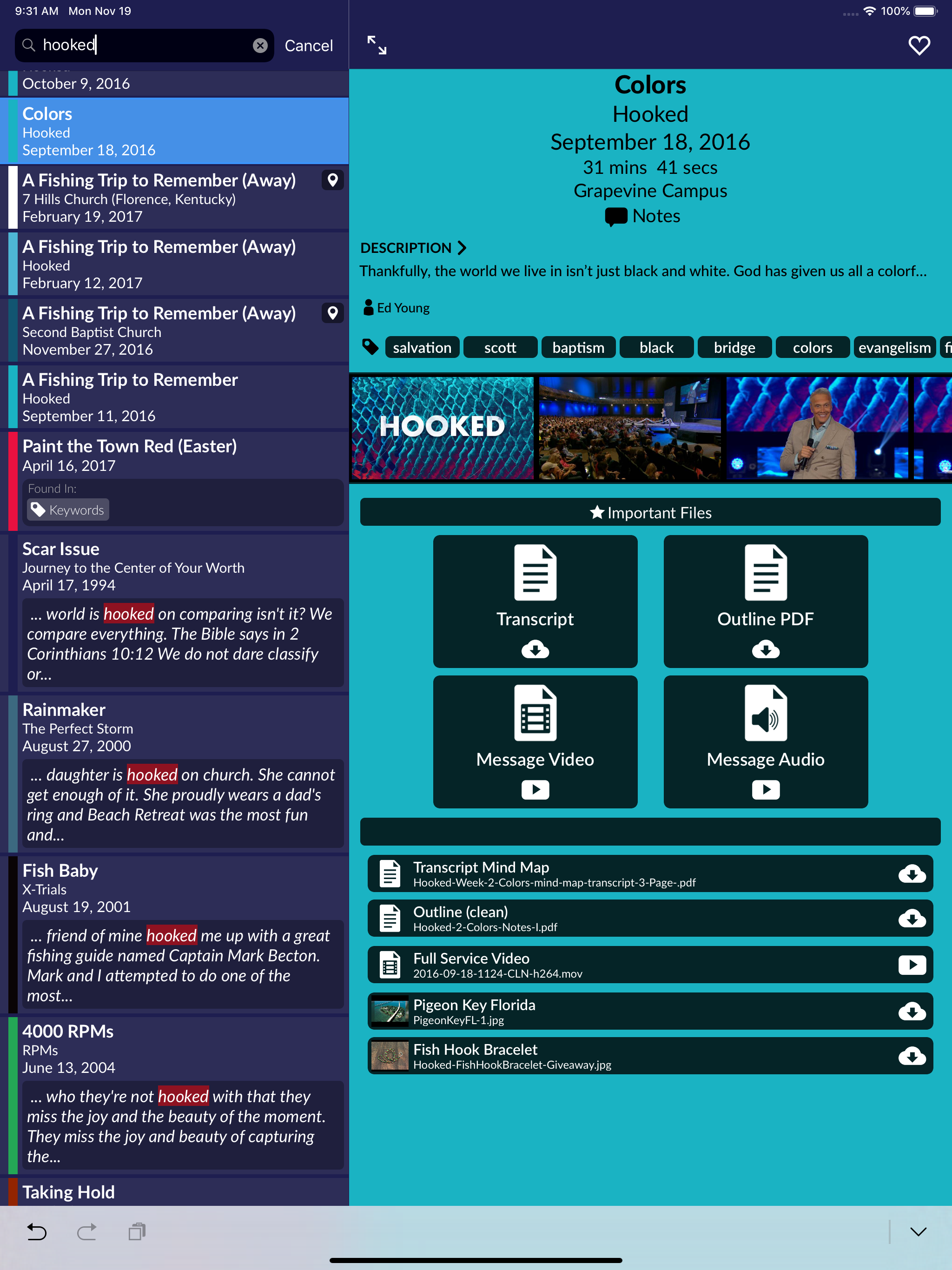 Message Catalogue