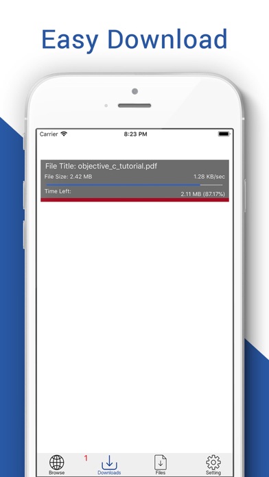 File Browser and Manager screenshot