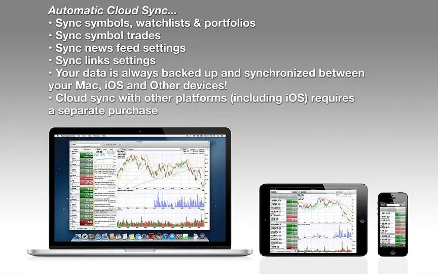 Captura de pantalla de StockSpy Realtime Stocks Quote en iPhone 5