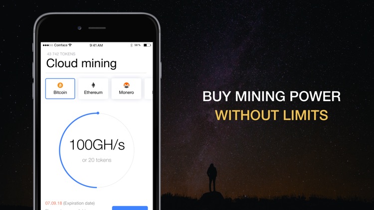 Coinface - Bitcoin mining